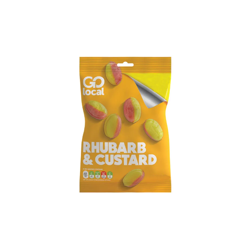 Go Local Rhubarb & Custard (130g)