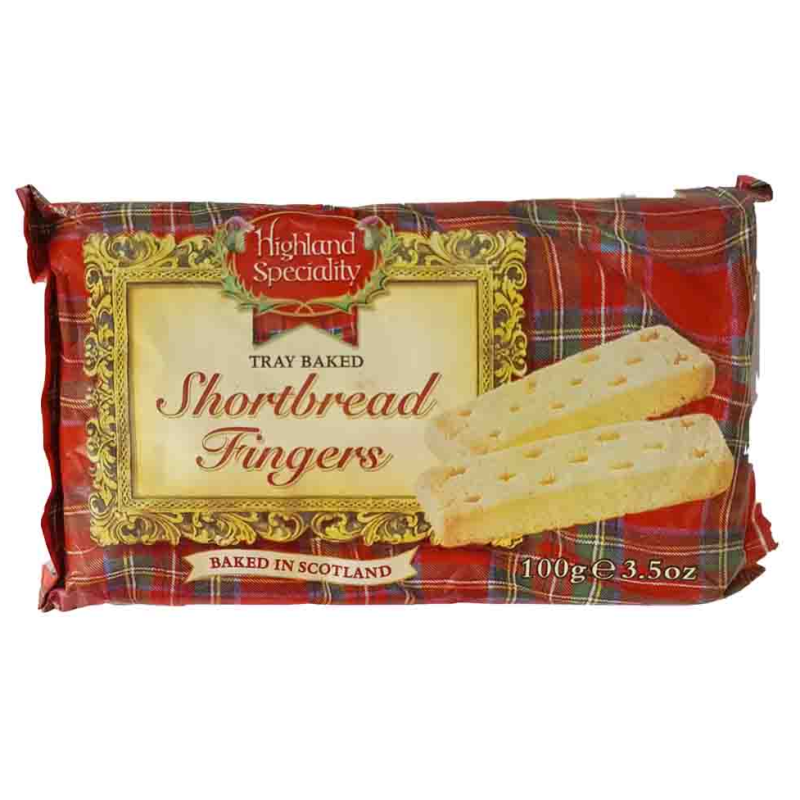Highland Speciality Tray Baked Shortbread Fingers (100g)