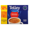 Tetley Tea.  (80 teabags + 50% free / 120 teabags)
