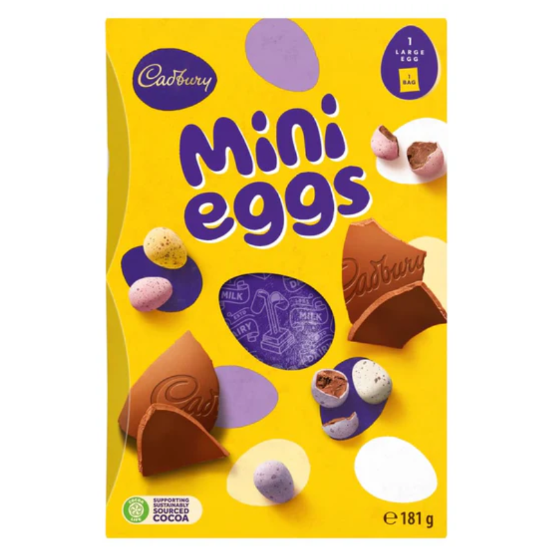 *CLEARANCE.  Cadbury - Mini Eggs Egg (181g)