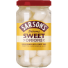 Sarsons Sweet & Mild Silverskin Onions.  (460g)
