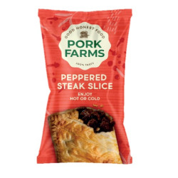 Pork Farms Peppered Steak...