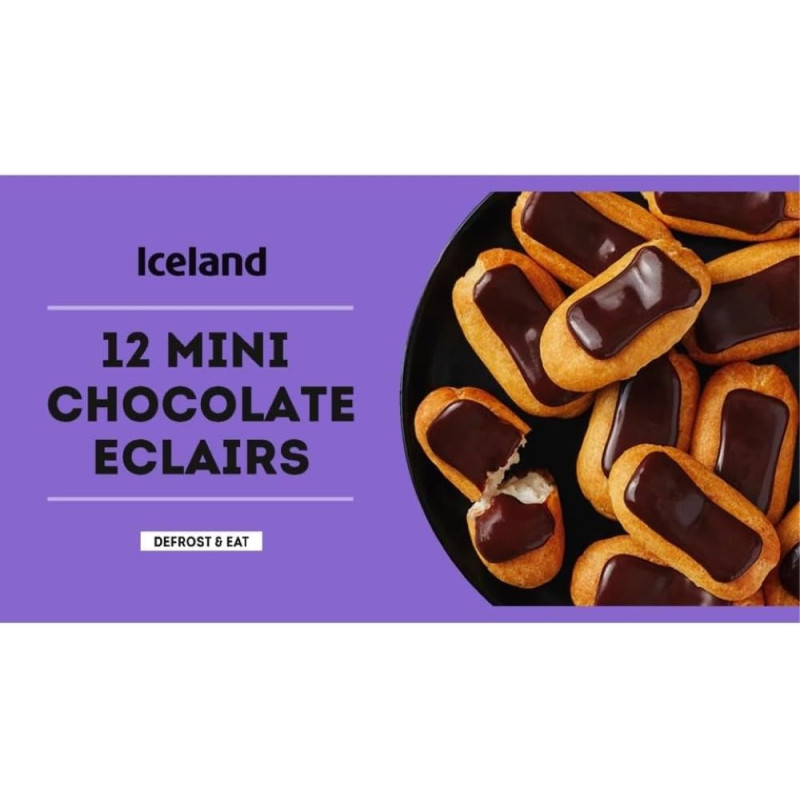 Iceland Chocolate Eclairs (12/140g)