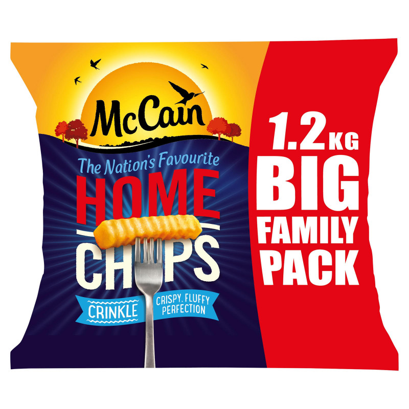 McCain - Crinkle Cut Home Chips (1.2kg)