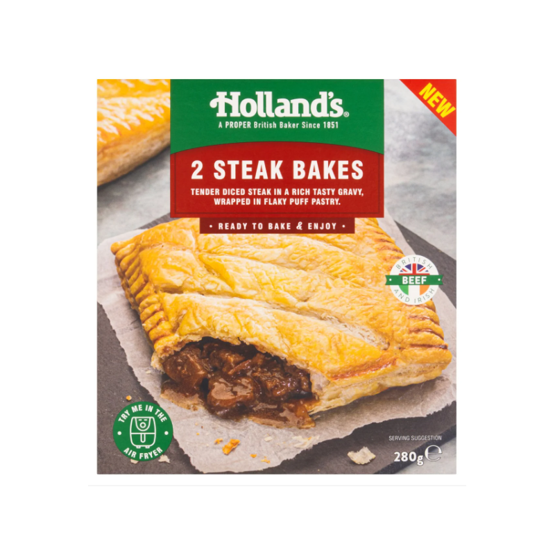 Hollands Steak Bakes (2 x 140g)