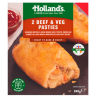 Hollands Beef & Veg Pasty (2 x 140g)