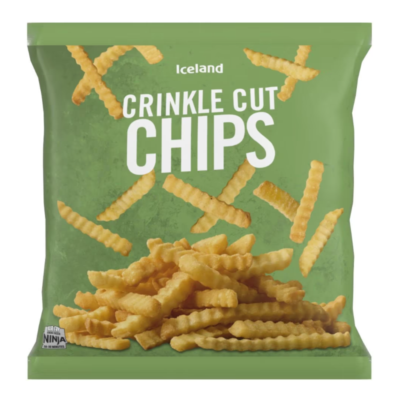 Iceland Crinkle Cut Chips 1.25kg
