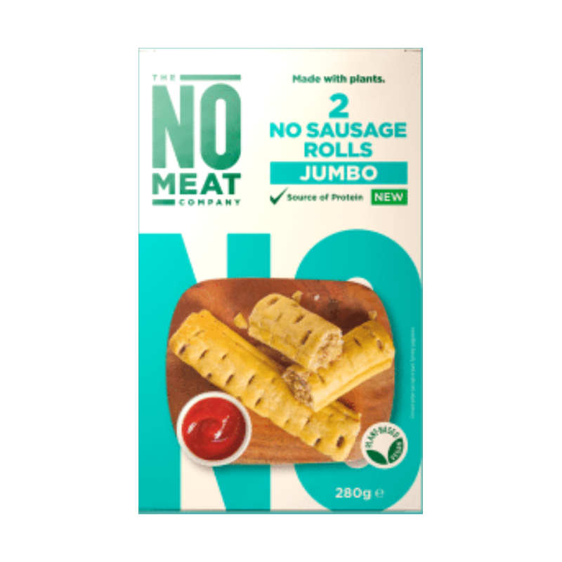No Meat. No Sausage Rolls Jumbo (2/280g)