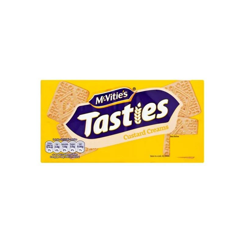 *TILBUD.     McVities Custard Cream Tasties (300g)