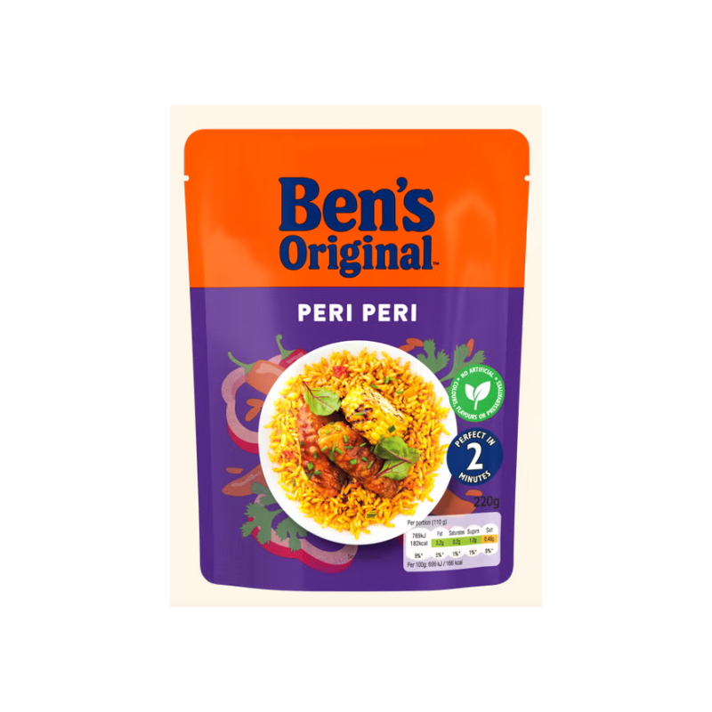 *CLEARANCE.    Bens Original Peri Peri Rice (220g)