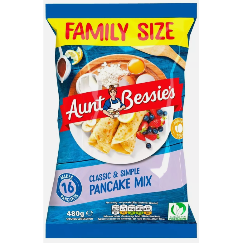 *CLEARANCE.    Aunt Bessie Pancake Mix (480g)