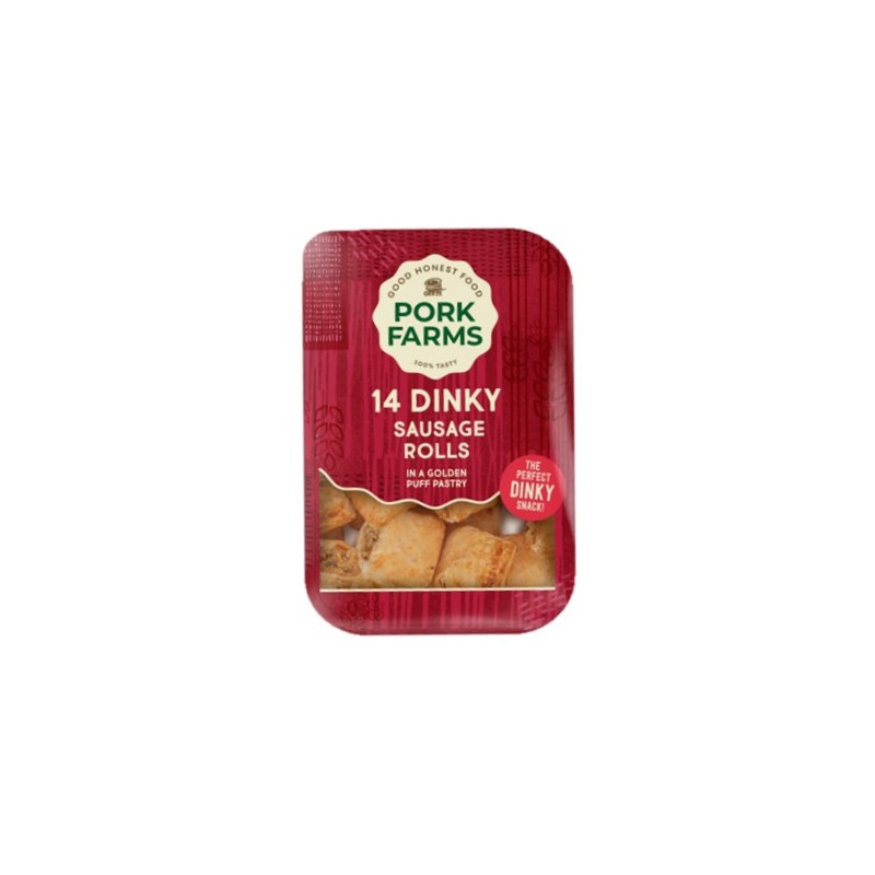 *CLEARANCE.    Pork Farms Mini Sausage Rolls (14 sausage rolls)