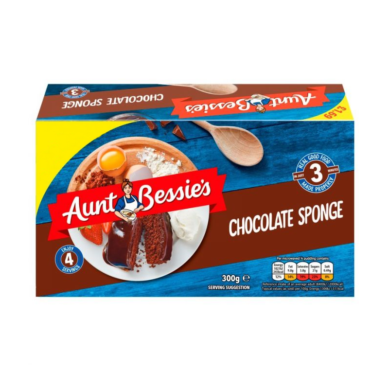 Aunt Bessies Chocolate Sponge (300g)