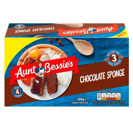 Aunt Bessies Chocolate Sponge (300g)