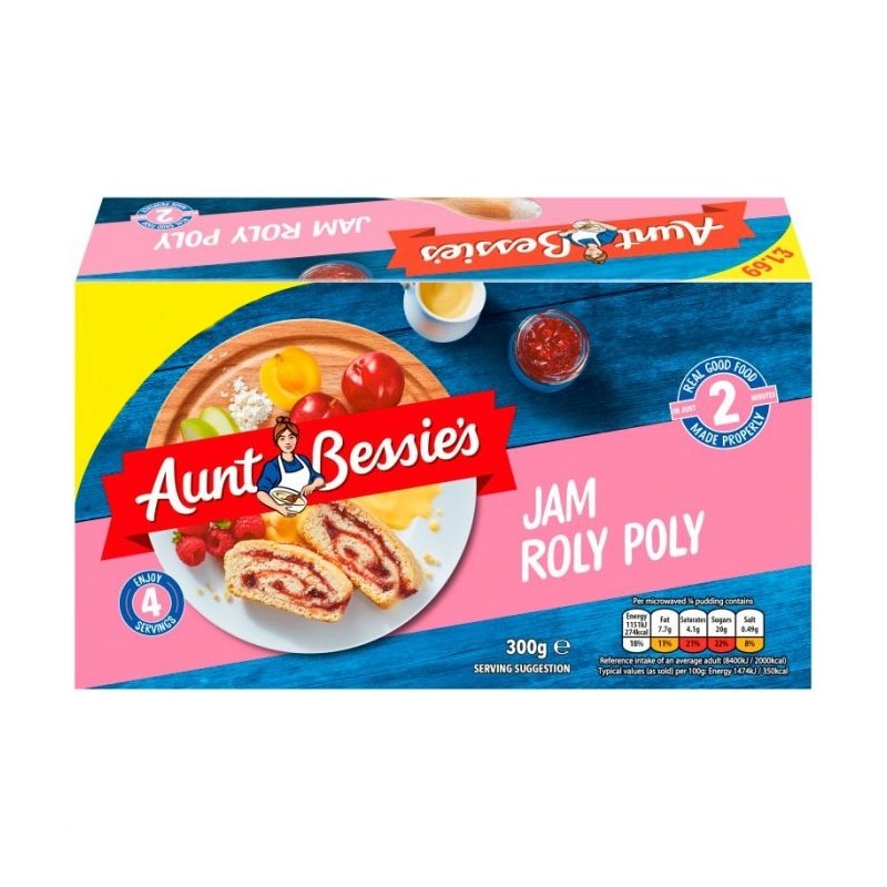 Aunt Bessies  Jam Roly Poly (300g)
