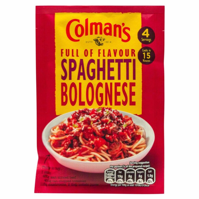 Colmans - Spaghetti Bolognese Mix (44g)