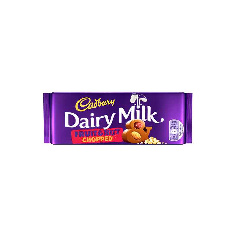 Cadbury Fruit & Nut Dairy Milk (110g)