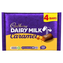 Cadbury Caramel Dairy Milk Multipack  (4 / 148g)