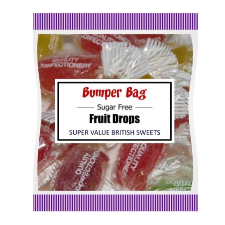 Bumper Bag Fruit Drops - Sugar Free (110g)