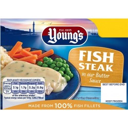 Youngs Fish Steak in Butter...