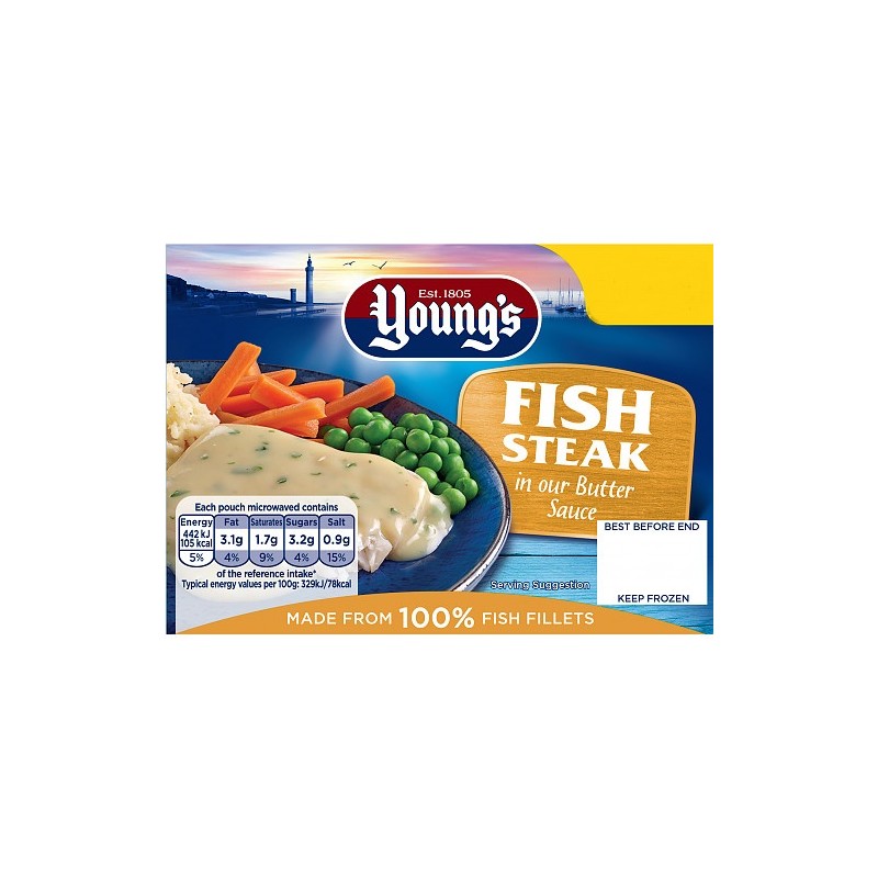 Youngs Fish Steak in Butter Sauce (140g)