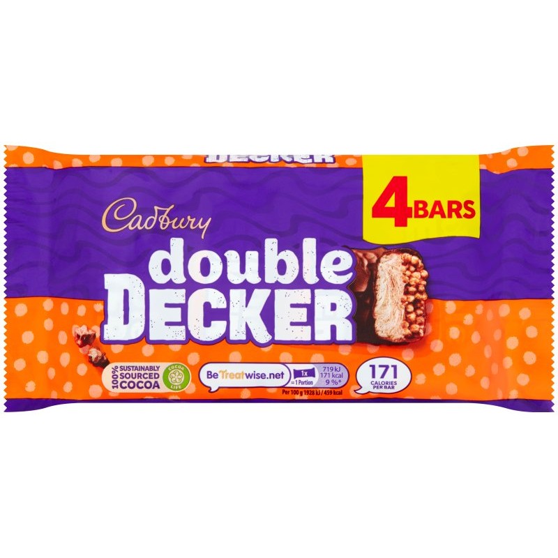 Cadbury Double Decker Multipack (4 x 37.3g)