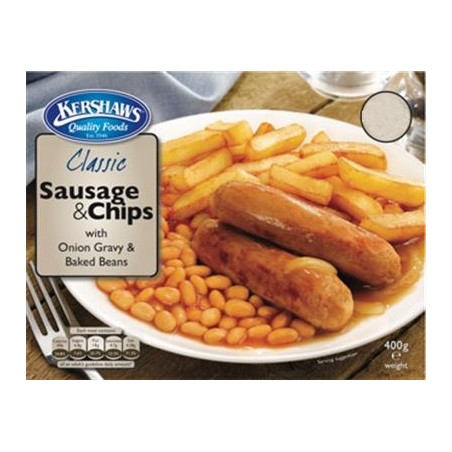 Kershaw Sausage & Chips (400g)
