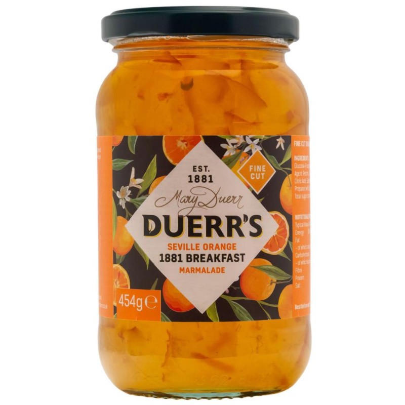 Duerr's - Breakfast Marmalade - Fine Cut (454g)
