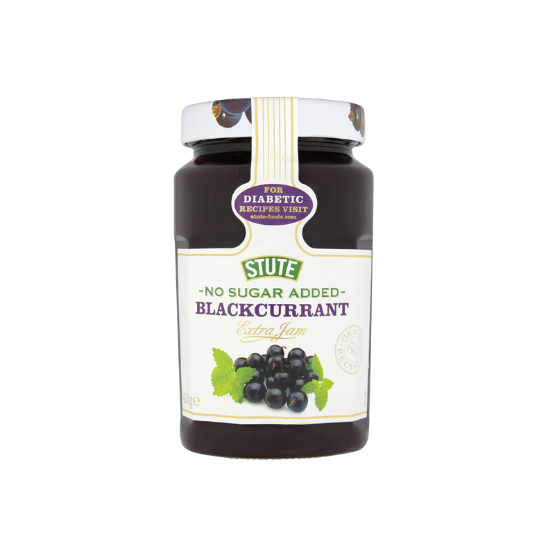 Stute - Blackcurrant Jam (no added sugar) (430g)