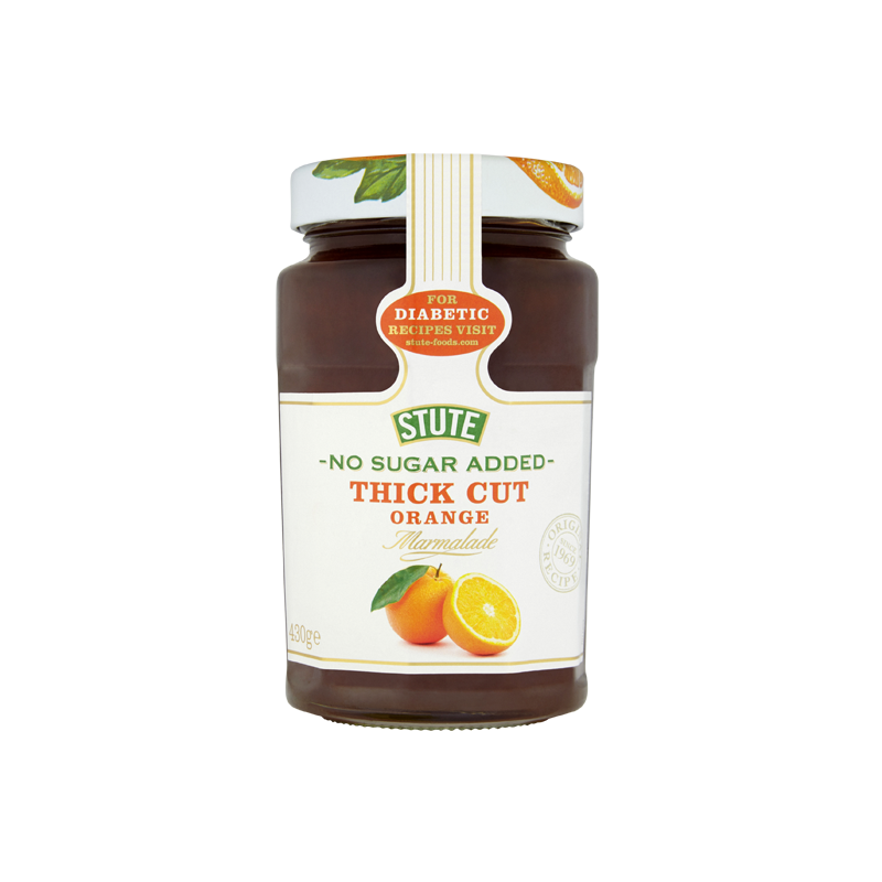 Stute - Orange Thick Cut Marmalade (no added sugar) (430g)