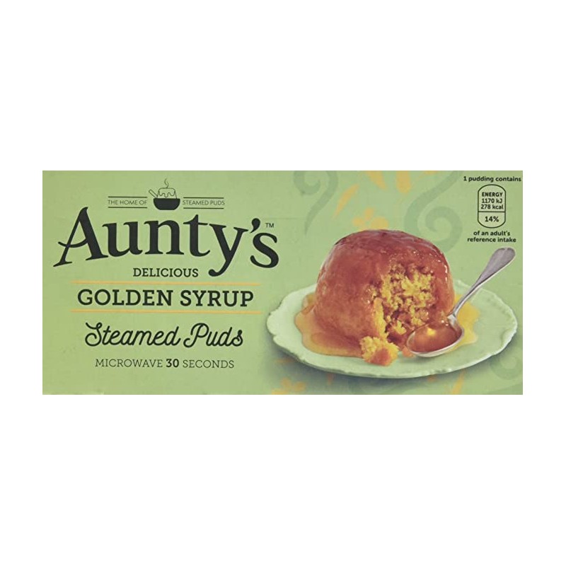 Aunty's Golden Syrup Sponge Puddings (2 x 95g)