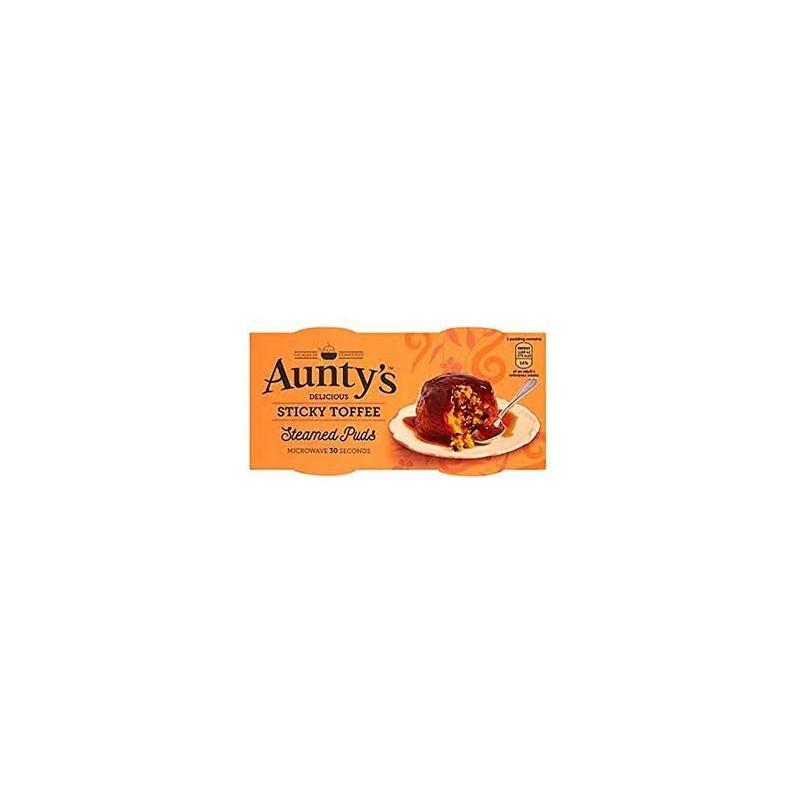 Aunty's Sticky Toffee Sponge Puddings (2 x 95g)