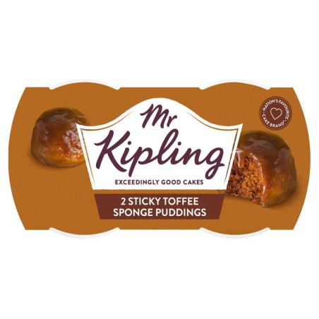 Mr. Kipling Sticky Toffee Sponge Puddings (2 x 95g)