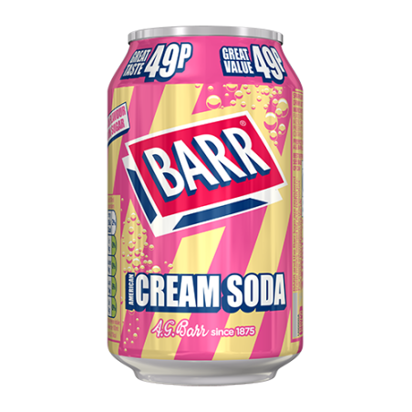 Barr's Cream Soda (330ml)